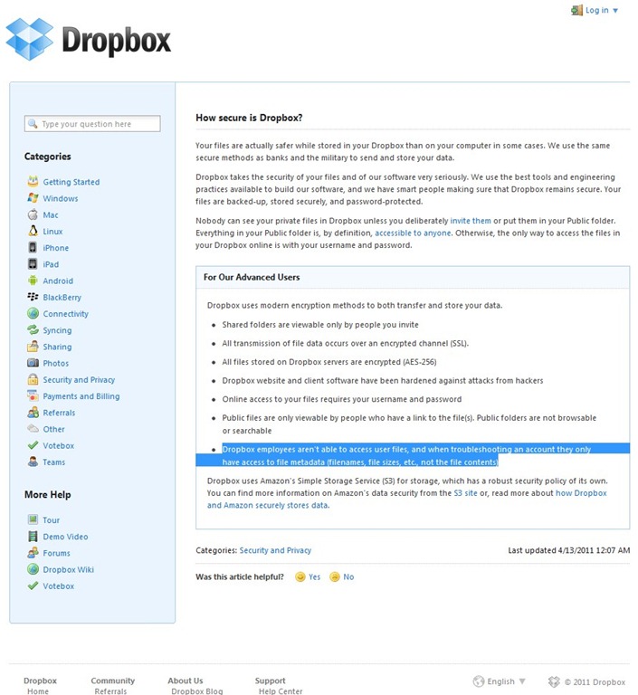 dropbox for kindle fire